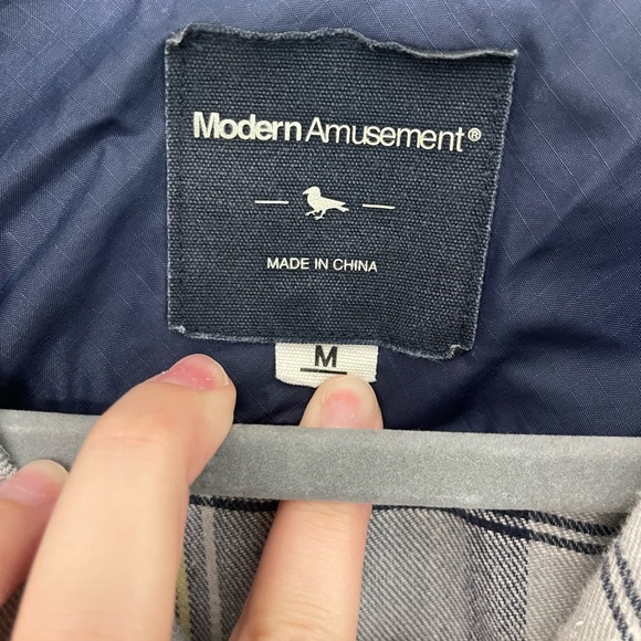 Modern Amusement Men’s Flannel - Picture 4 of 7